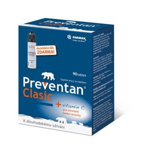 Preventan Clasic 90 tablet + dezinfekční gel
