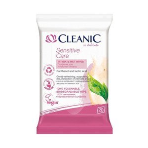 Cleanic Sensitive Care Ubrousky na intimní hygienu 20 ks