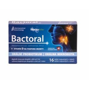 Bactoral + vitamín D 16 tablet