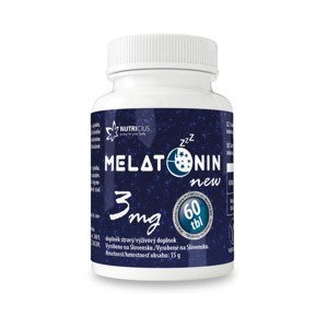 Nutricius Melatonin new extra 3 mg 60 tablet