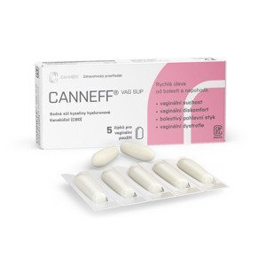 CANNEFF VAG SUP vaginální čípky 5 ks