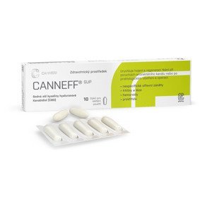 CANNEFF SUP rektální čípky 10 ks