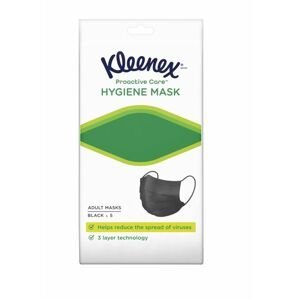 Kleenex Hygiene mask Adult ochranná obličejová maska 5 ks černá