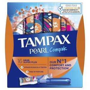 Tampax Compak Pearl Super Plus tampony 16 ks