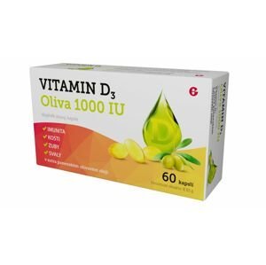 Vitamin D3 Oliva 1000 IU 60 kapslí