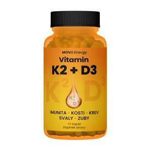MOVit Energy Vitamin K2 120 μg + D3 1000 I.U. 25 μg 60 kapslí
