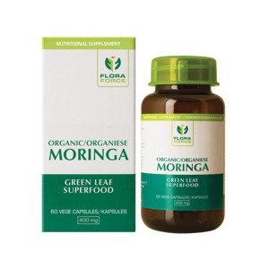 FLORA FORCE Organic Moringa 60 kapslí