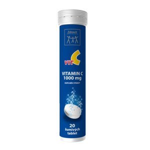 Zdrovit Vitamin C 1000 mg citron 20 šumivých tablet