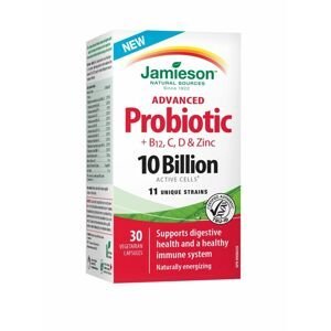 Jamieson ADVANCED Probiotic 10 miliard + vitamíny B12, C, D a zinek 30 kapslí