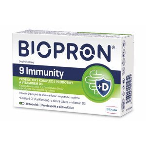 Biopron 9 Immunity s vitaminem D3 30 tobolek
