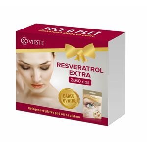 Vieste Resveratrol Extra 2x60 kapslí + dárek