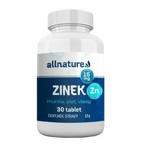 Allnature Zinek 15 mg 30 tablet