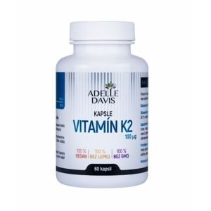 Adelle Davis Vitamín K2 100 mcg 60 kapslí