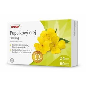 Dr. Max Pupalkový olej 500 mg 60 kapslí