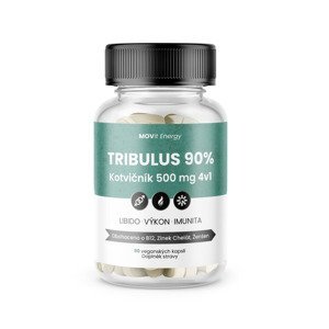 MOVit Energy TRIBULUS 90% Kotvičník 500 mg 4v1 90 kapslí