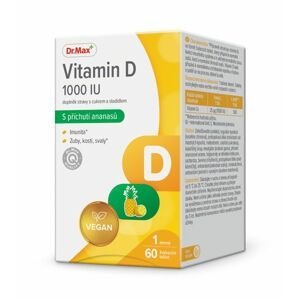 Dr. Max Vitamin D 1000 IU 60 žvýkacích tablet