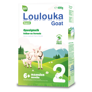 LOULOUKA 2 Bio kojenecké pokračovací kozí mléko 6-12. měsíců 400 g