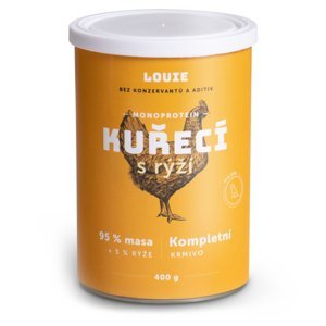 LOUIE Kuřecí s rýží konzerva pro psy 400 g