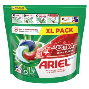 ARIEL Extra Clean All-in-1 PODS Kapsle Na Praní 40 kusů