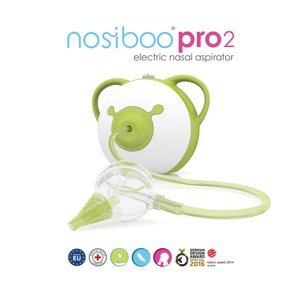 NOSIBOO Pro2 Elektrická odsávačka nosních hlenů zelená