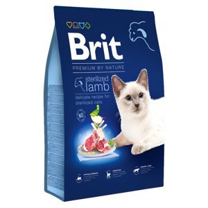 BRIT Premium by nature cat steril. lamb granule pro kočky 1,5 kg