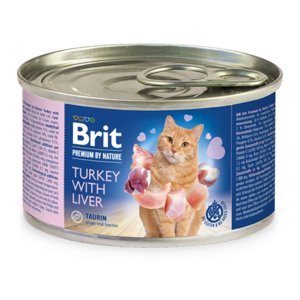 BRIT Premium by nature cat turkey with liver 200 g