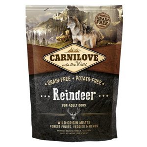 CARNILOVE Reindeer Grain Free granule pro psy 1,5 kg