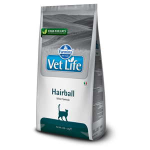VET LIFE Natural Hairball granule pro kočky 2 kg