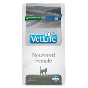 VET LIFE Natural Neutered Female granule pro kastrované kočky 2 kg