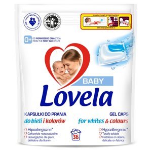 LOVELA Baby Gelové kapsle na praní na bílé i barevné prádlo 36 praní 781,2 g