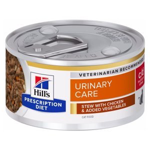 HILL'S Prescription Diet c/d Multicare Stress kuře a zelenina konzerva pro kočky 82 g