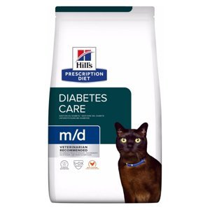 HILL'S Prescription Diet m/d granule pro kočky 3 kg