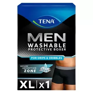 TENA Men Washable Boxers XL černé inkontinenční boxerky 1 ks