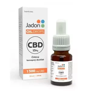 Jadon Oil Drops konopný destilát CBD 15% 10 ml