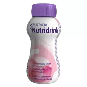 Nutridrink s příchutí jahodovou por.sol. 1 x 200 ml