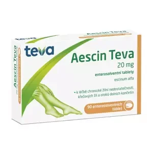 Aescin-Teva por.tbl.ent. 90 x 20 mg