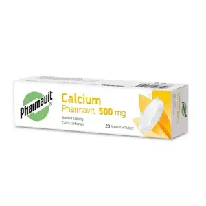 Pharmavit Calcium 500 mg por.tbl.eff. 20 x 500 mg