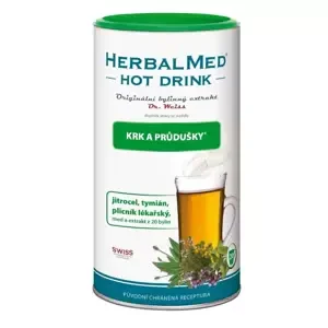 Dr.Weiss HerbalMed Hot Drink kašel a průdušky 180 g