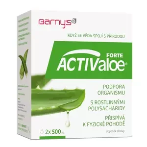 Barny`s Activ Aloe gel Forte čistí organismus 2 x 500 ml