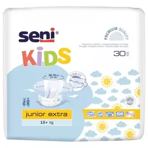 Seni Kids Junior Extra 15+ kg 30 ks