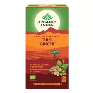 Organic India Tulsi Ginger čaj 25 sáčků