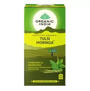 Organic India Tulsi moringa čaj 25 sáčků