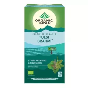 Organic India Tulsi Brahmi čaj 25 sáčků