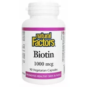 Natural factors Biotin 90cps