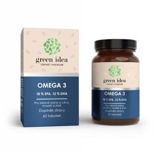 Doplněk stravy - Omega 3 gelové kapsle 60 tobolek Topvet