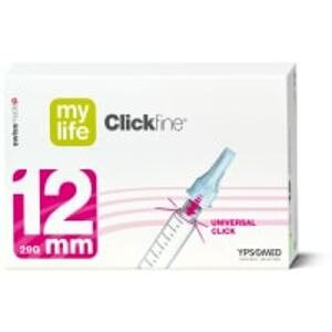 Inzulínové jehly - univerzální MYLIFE CLICKFINE  12 MM