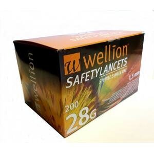 Bezpečné lancety Wellion 28G