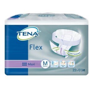 TENA Flex Maxi Medium - Inkontinenční kalhotky s páskem na suchý zip (22ks) - II. jakost