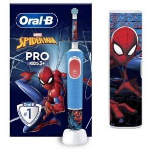 Oral-B Vitality Kids Spiderman dětský elektrický zubní kartáček + pouzdro