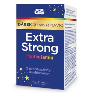 GS Extra Strong Multivitamin tbl.100+30 dárek - II. jakost